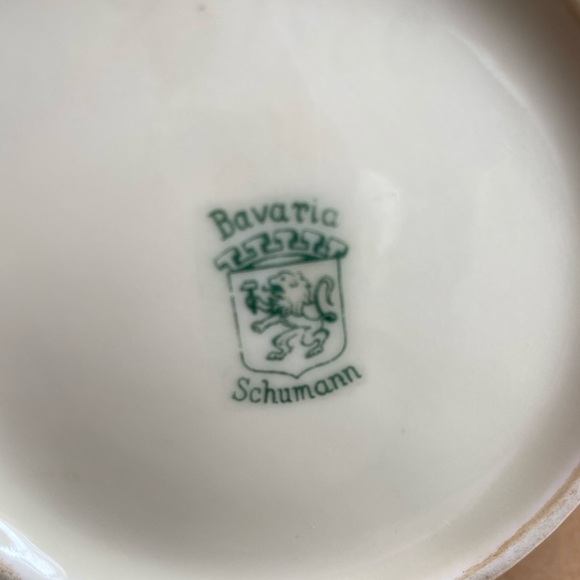 Vtg Bavaria Schumann Teapot and Creamer Pink Roses Gold Trim - Picture 13 of 14